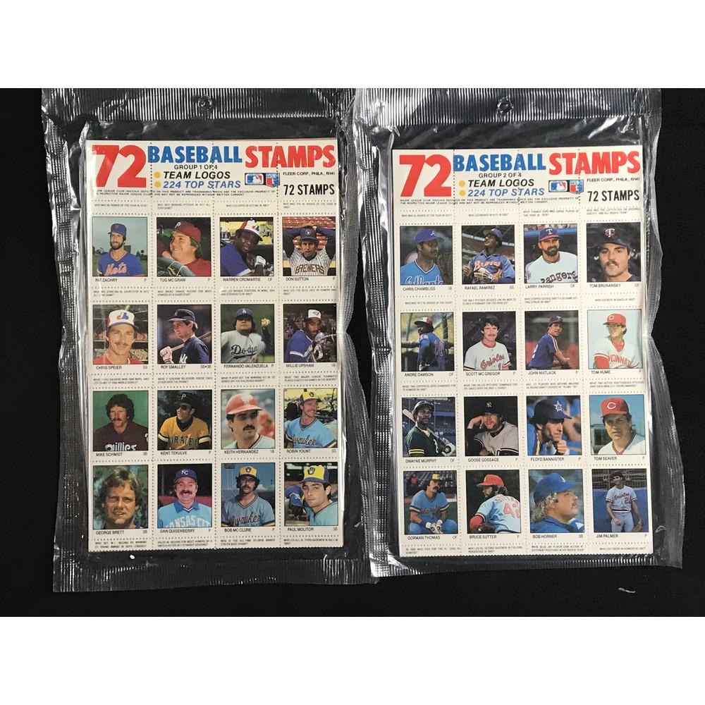 1983 Baseball Fleer Player Stamps Set (1 of 4)