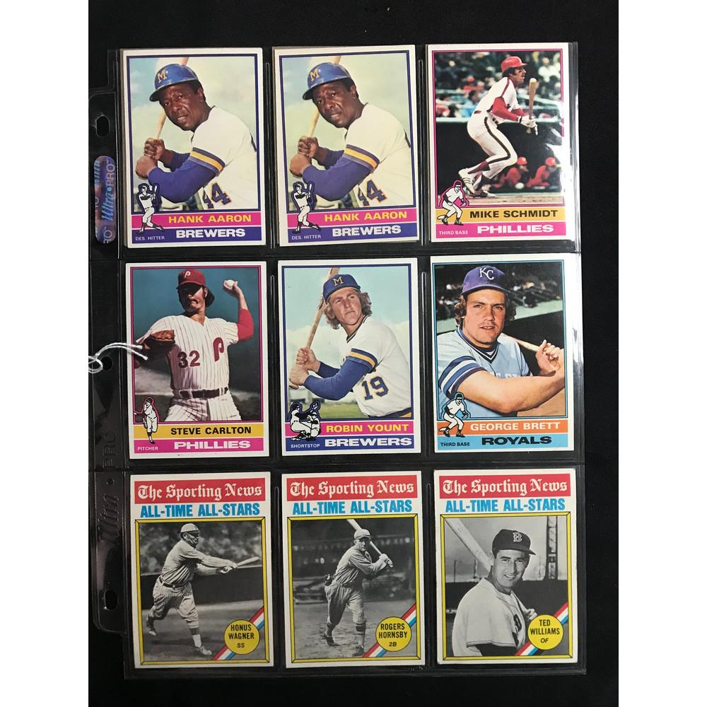 12 1976 Topps Baseball Stars/hof (1 of 2)