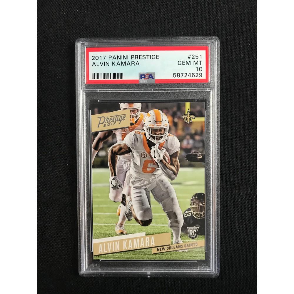 2017 Prestige Alvin Kamara Rookie Psa 10 (1 of 2)