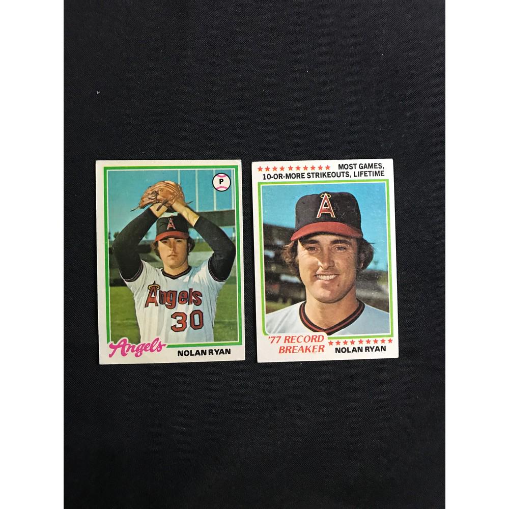 Two 1978 Topps Nolan Ryan Cards (1 of 2)