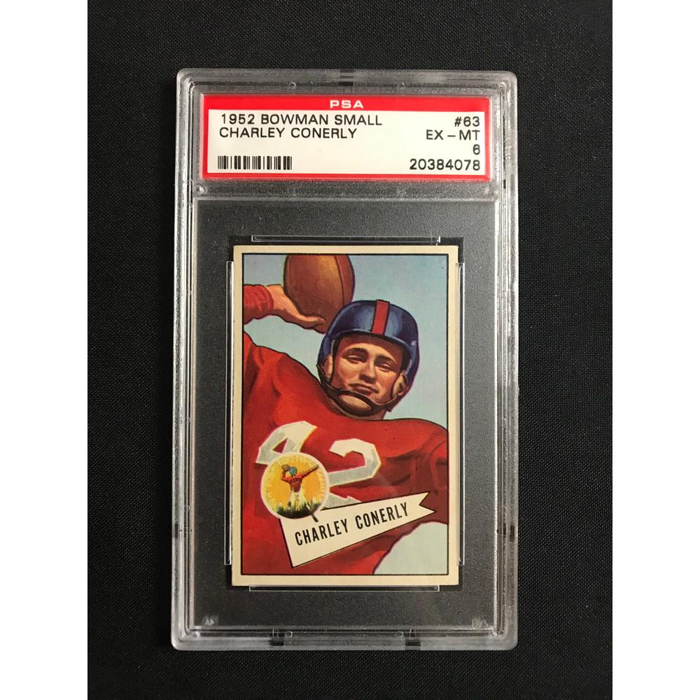 1952 Bowman Small Charley Conerly Psa 6 (1 of 2)