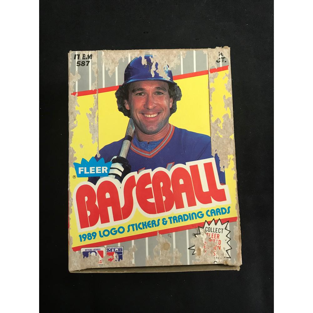 1989 Fleer Baseball Full Wax Box (1 of 2)