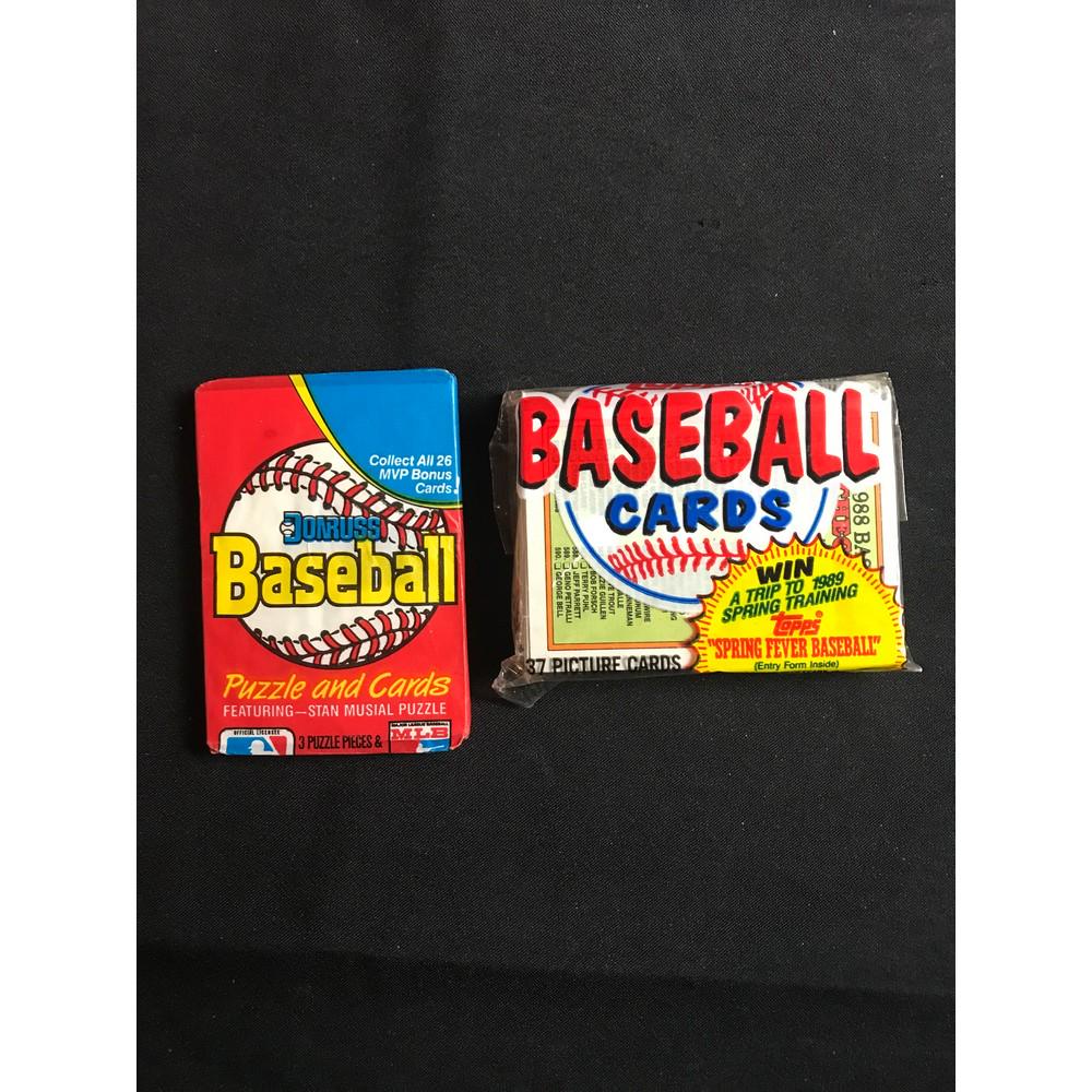 Two 1988 Unopened Baseball Packs (1 of 2)