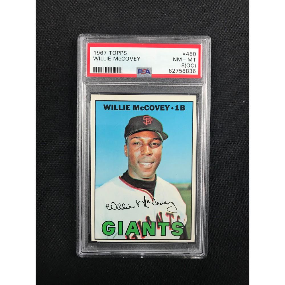 1967 Topps Willie Mccovey Psa 8 Oc (1 of 2)