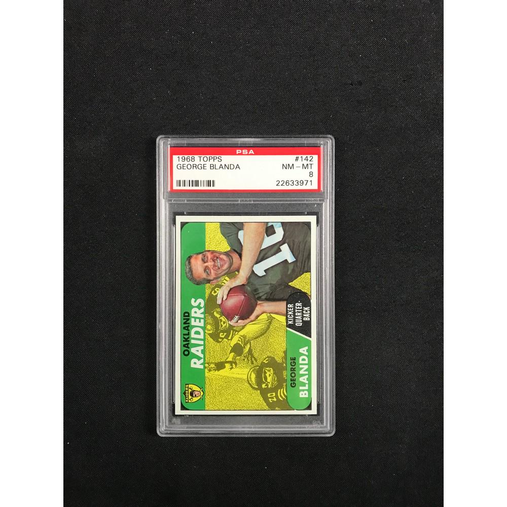 1968 Topps George Blanda Psa 8 (1 of 2)