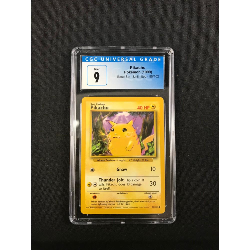 1999 Pokemon Pikachu Base Cgc Graded 9 (1 of 2)