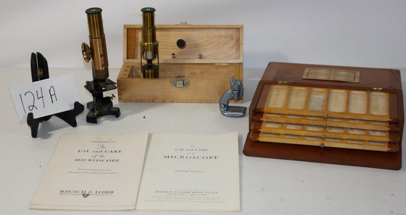 Bausch and LLomb Microscope and accessories: Bausch and LLomb Microscope and accessories