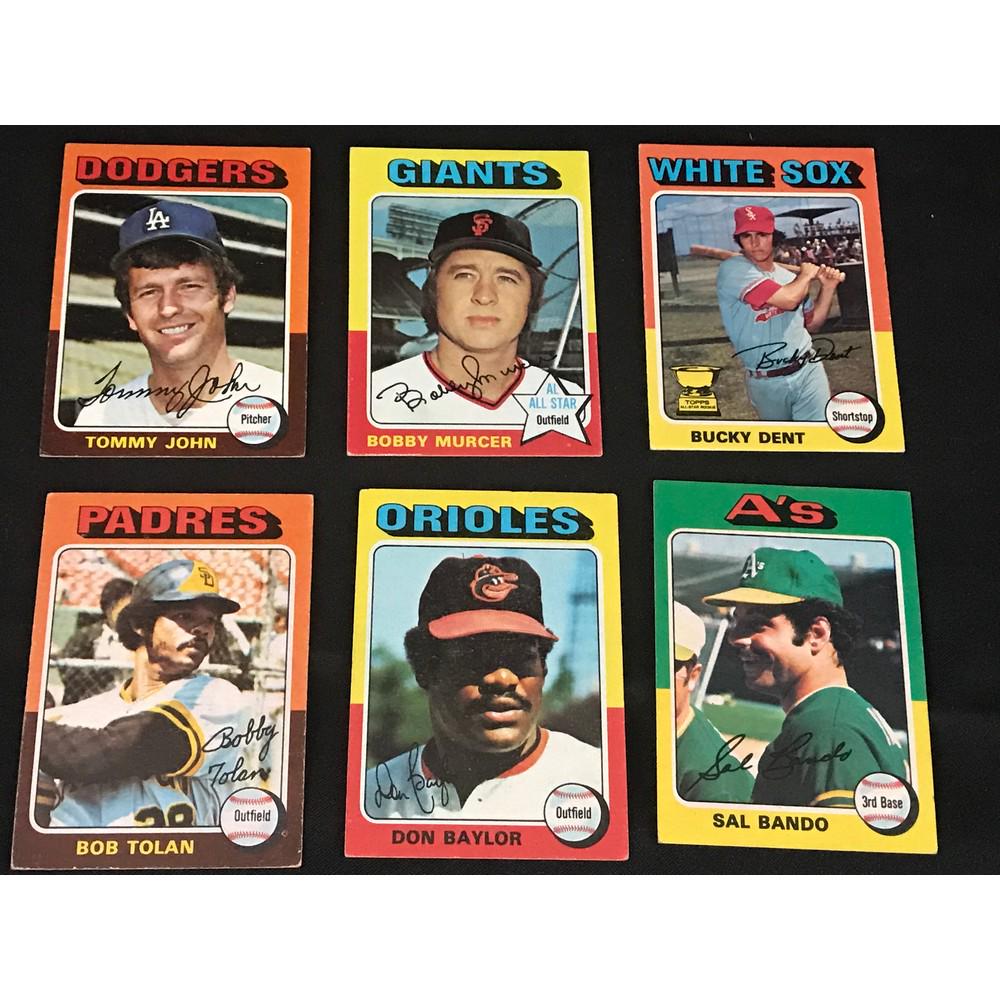51 1975 Topps Baseball Stars/hof (1 of 2)