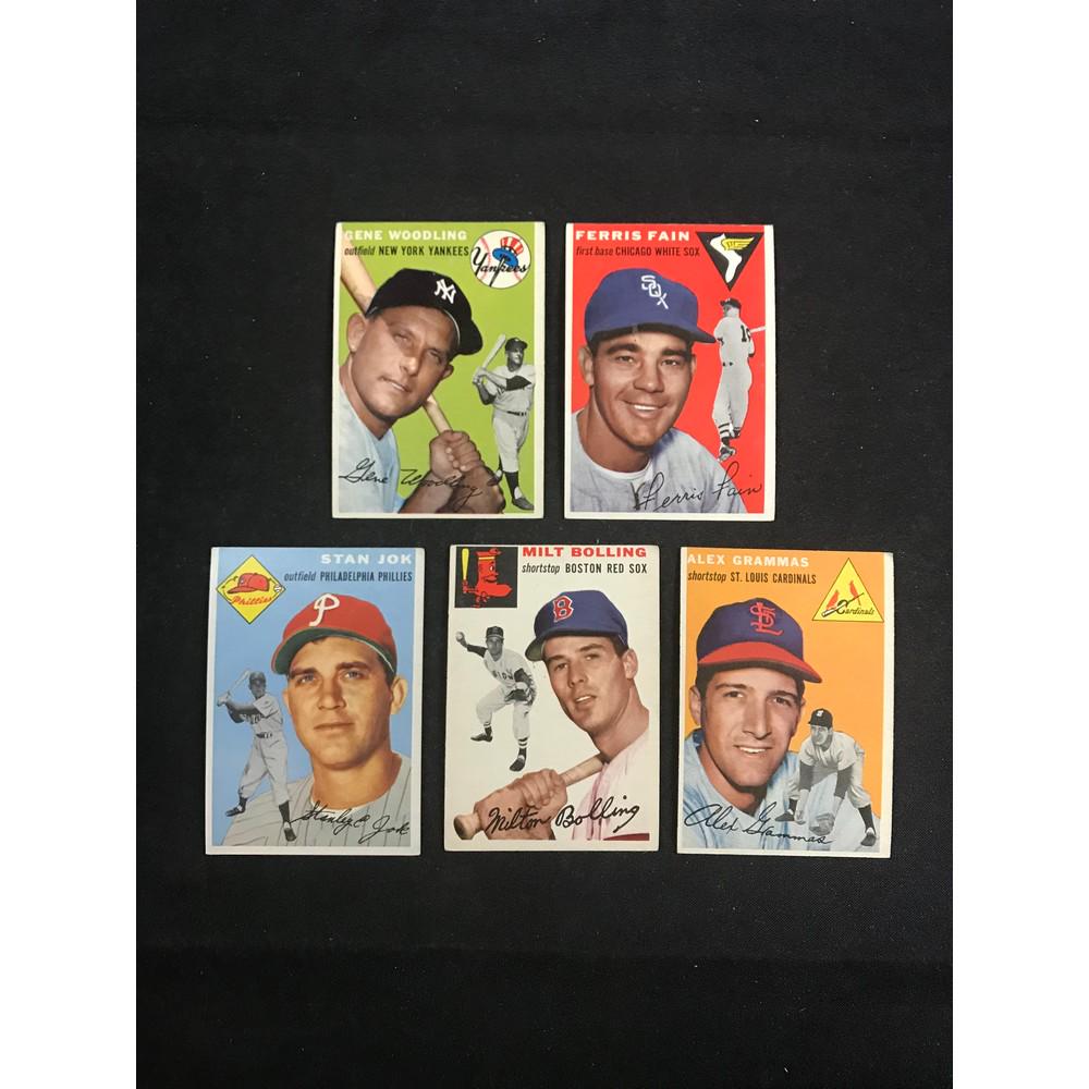 95 1954 Topps Baseball Cards (1 of 2)
