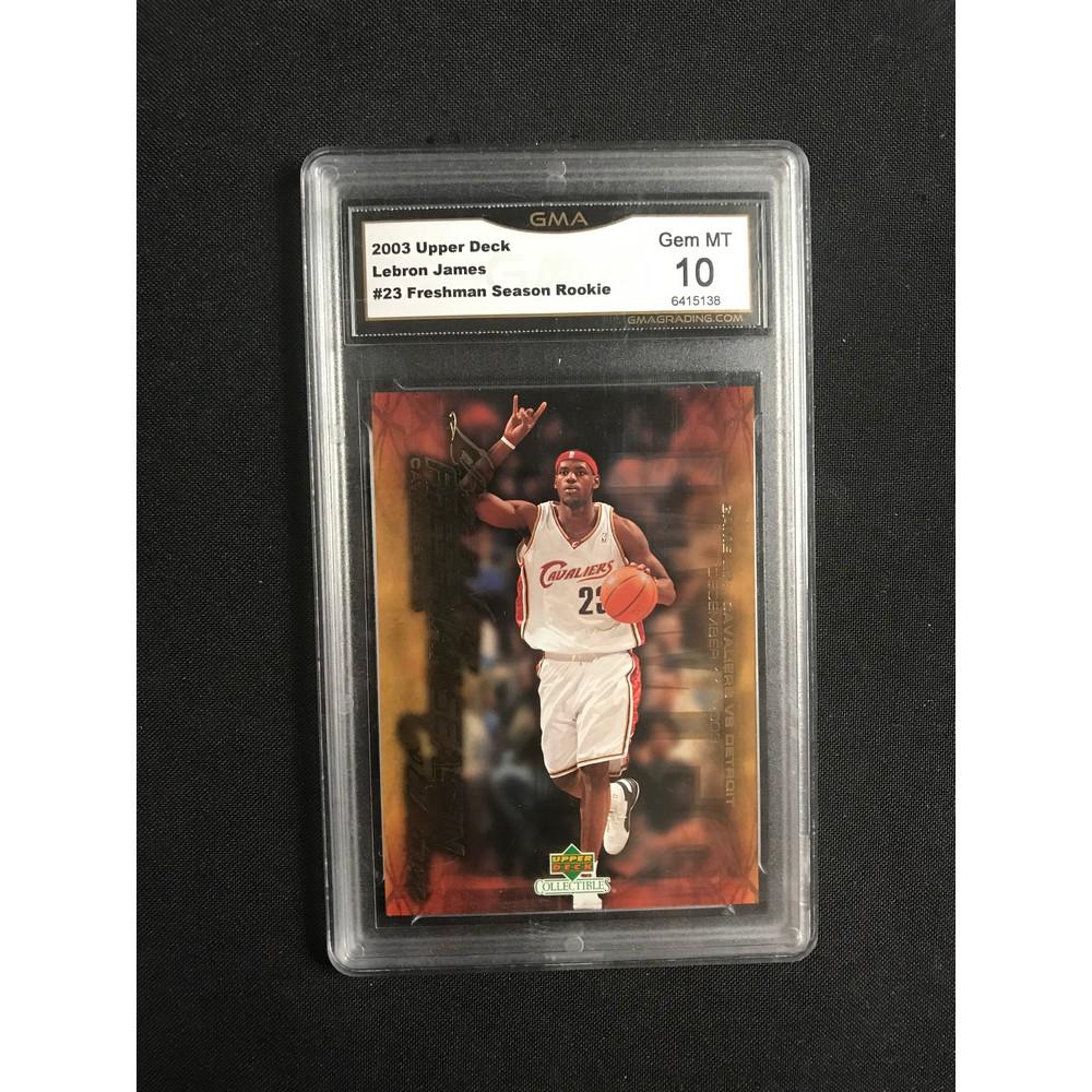 2003 Ud Lebron James Rookie Gma 10 (1 of 2)