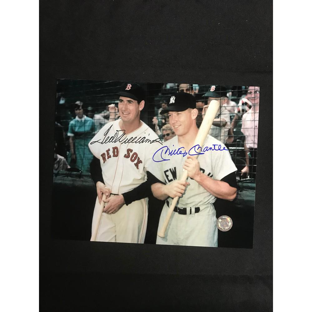 Ted Williams/mickey Mantle Signed Photo With Coa: Forensics Coa