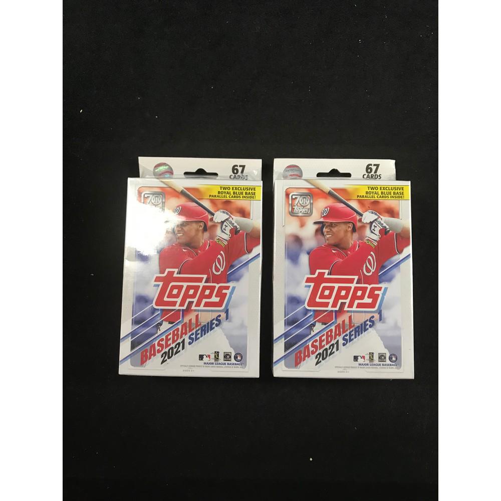 Two 2021 Topps Baseball Series 1 Hanger Boxes (1 of 2)