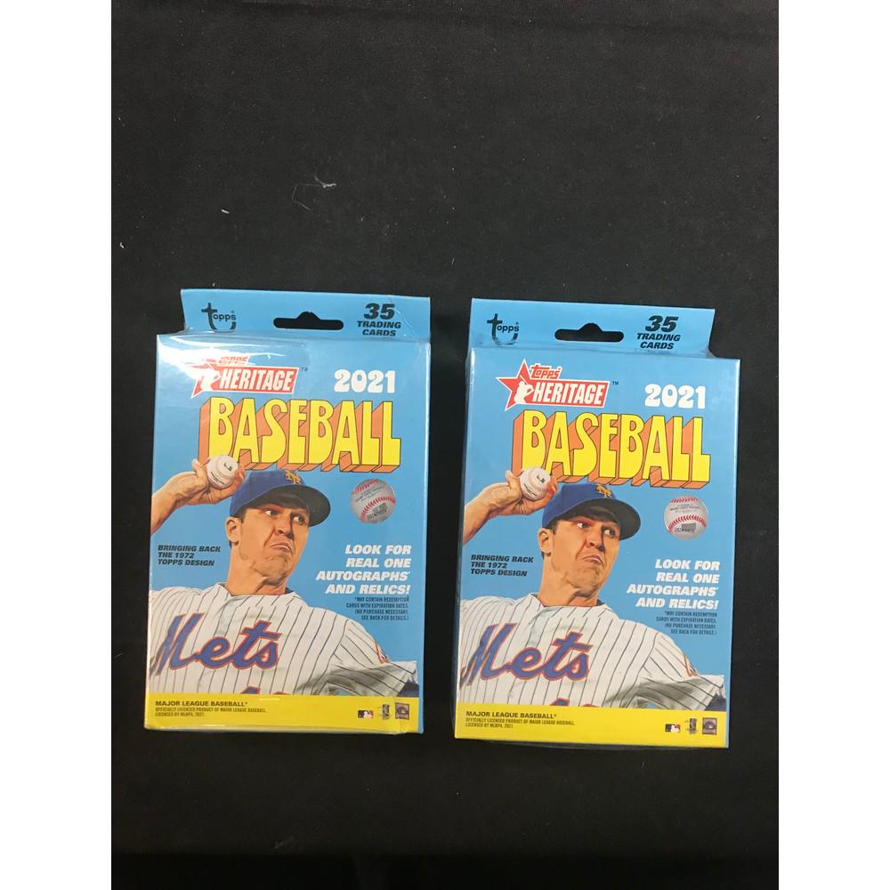 Two 2021 Topps Heritage Baseball Hanger Boxes (1 of 2)