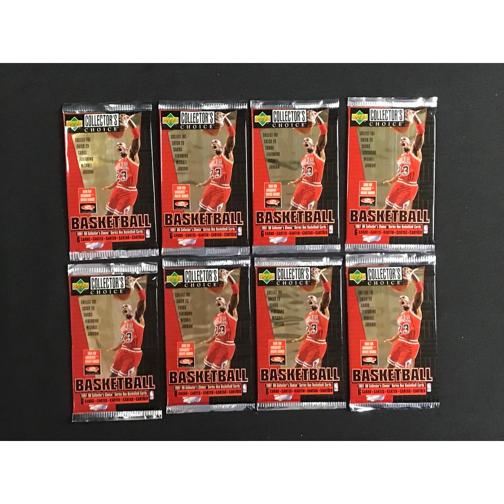 10 1997-1998 Collectors Choice Sealed Packs: Kobe Bryant Rookie Year