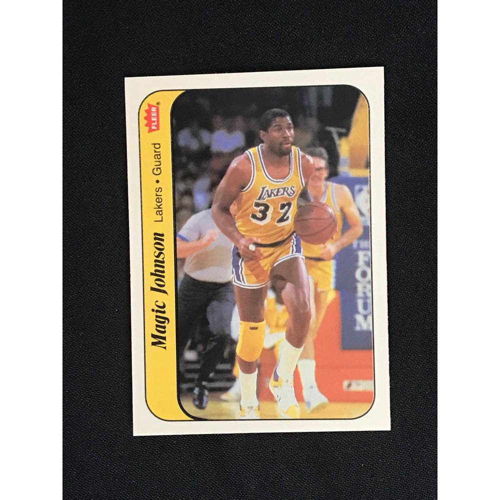 1986 Fleer Magic Johnson Sticker Nice Shape (1 of 2)