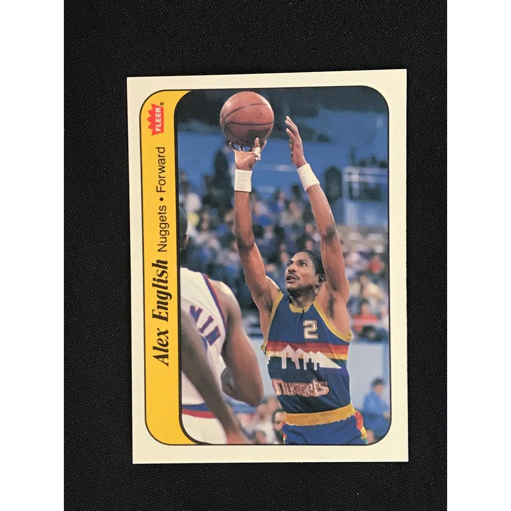 1986 Fleer Alex English Sticker Nice Shape (1 of 2)