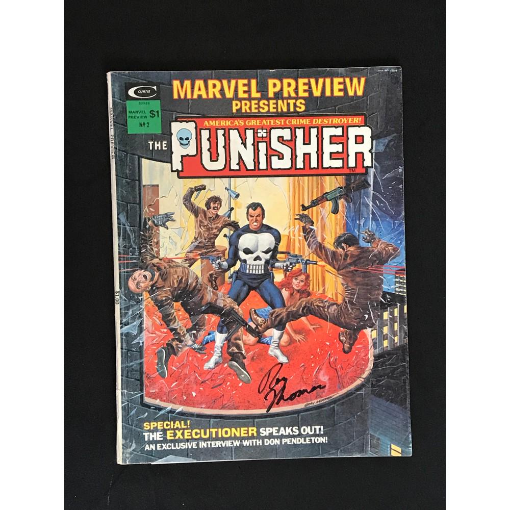 Marvel Preview The Punisher Signed By Roy Thomas (1 of 2)
