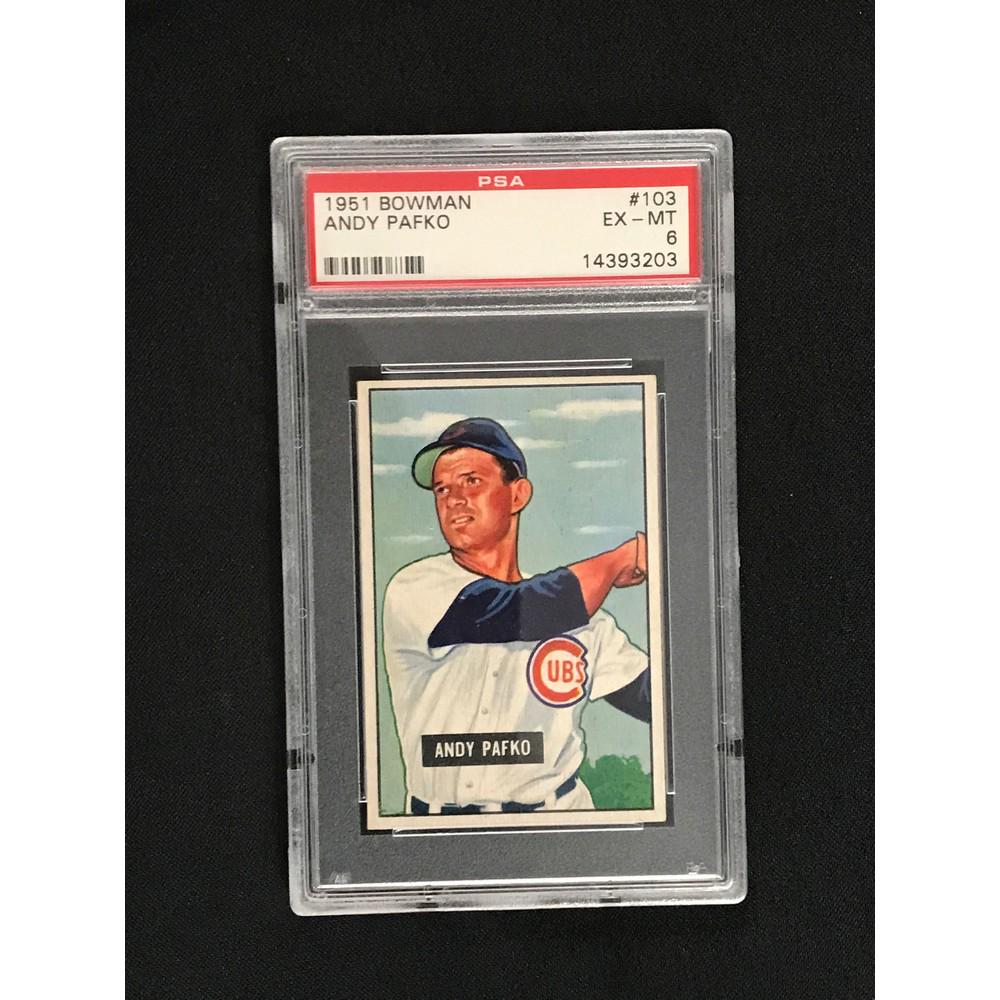1951 Bowman Andy Pafko High # Psa 6 (1 of 2)