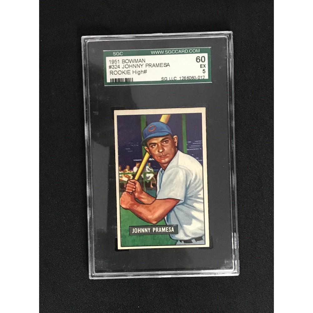 1951 Bowman Johnny Pramesa Rc High # Sgc 5 (1 of 2)