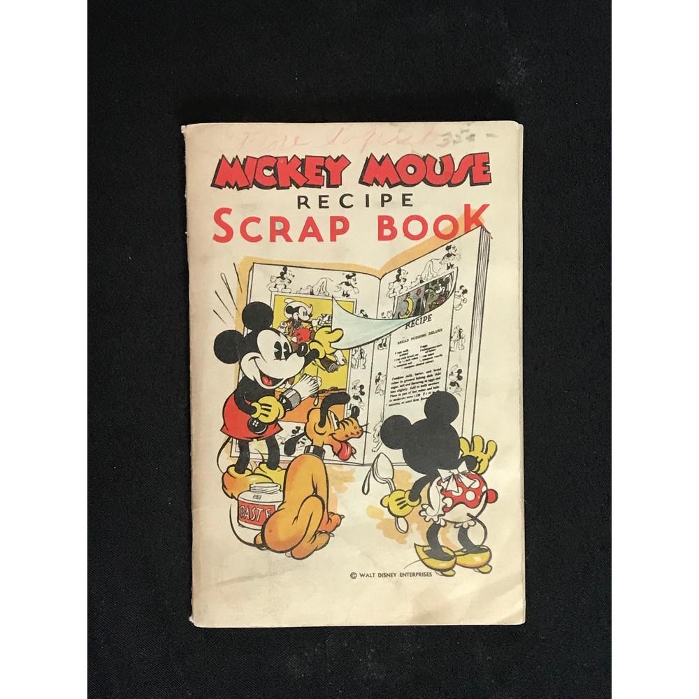 1930's Mickey Mouse Recipe Scrap Book (1 of 2)