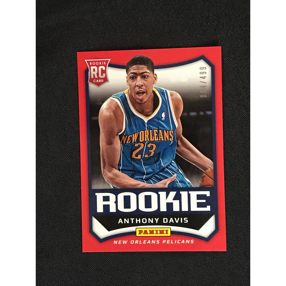 2013 Panini Anthony Davis Red Insert Rookie 84/499 (1 of 2)