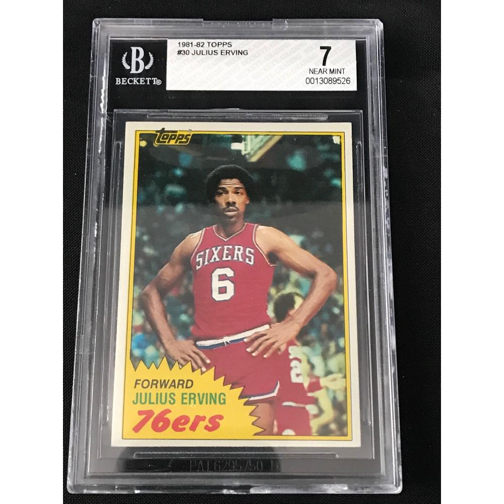 1981-82 Topps Julius Erving Bgs 7 (1 of 2)