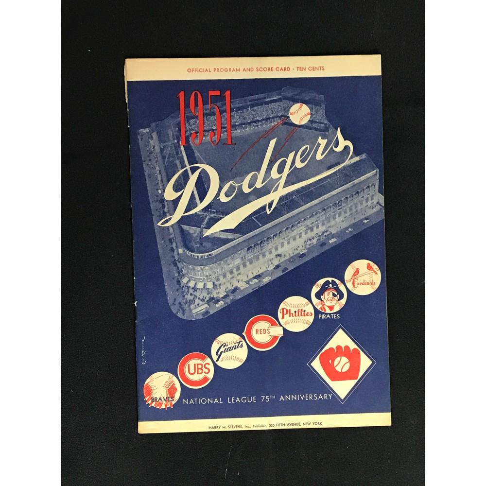 1951 Brooklyn Dodgers Program And Scorecard (1 of 2)