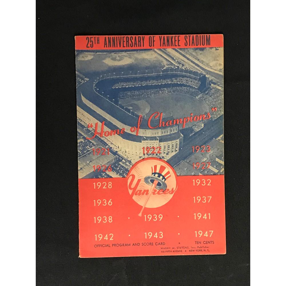 1948 Ny Yankees Score Card/program (1 of 2)