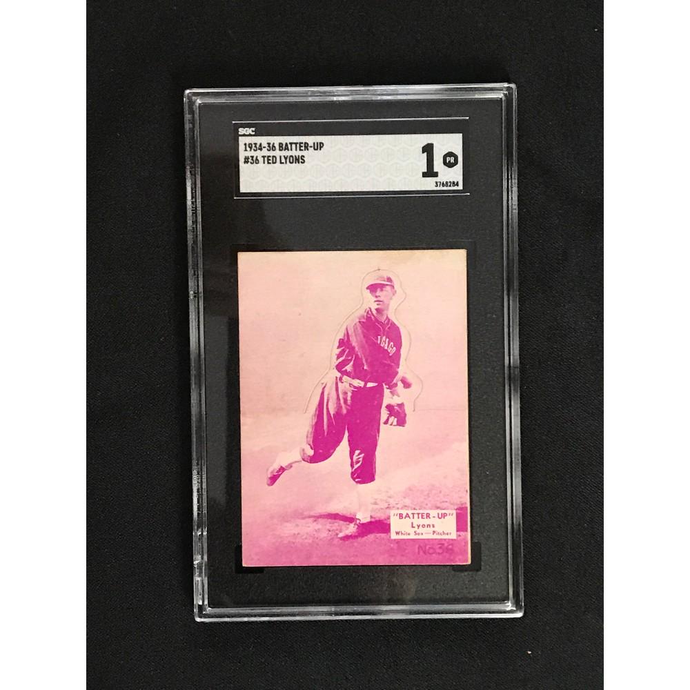 1934-36 Batter Up Ted Lyons Sgc 1 (1 of 2)
