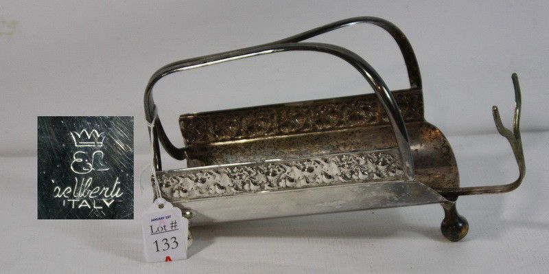 Italian Silver wine holder: Italian Silver wine holder