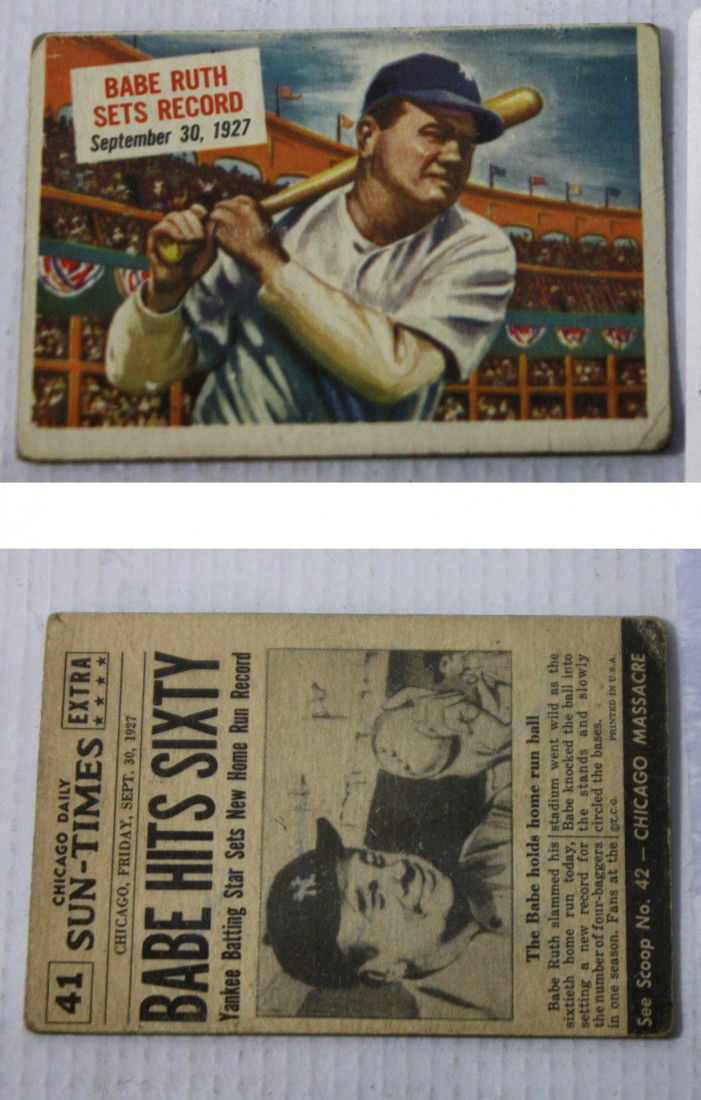 Chicago Massacre Babe Ruth Card: Chicago Massacre Babe Ruth Card