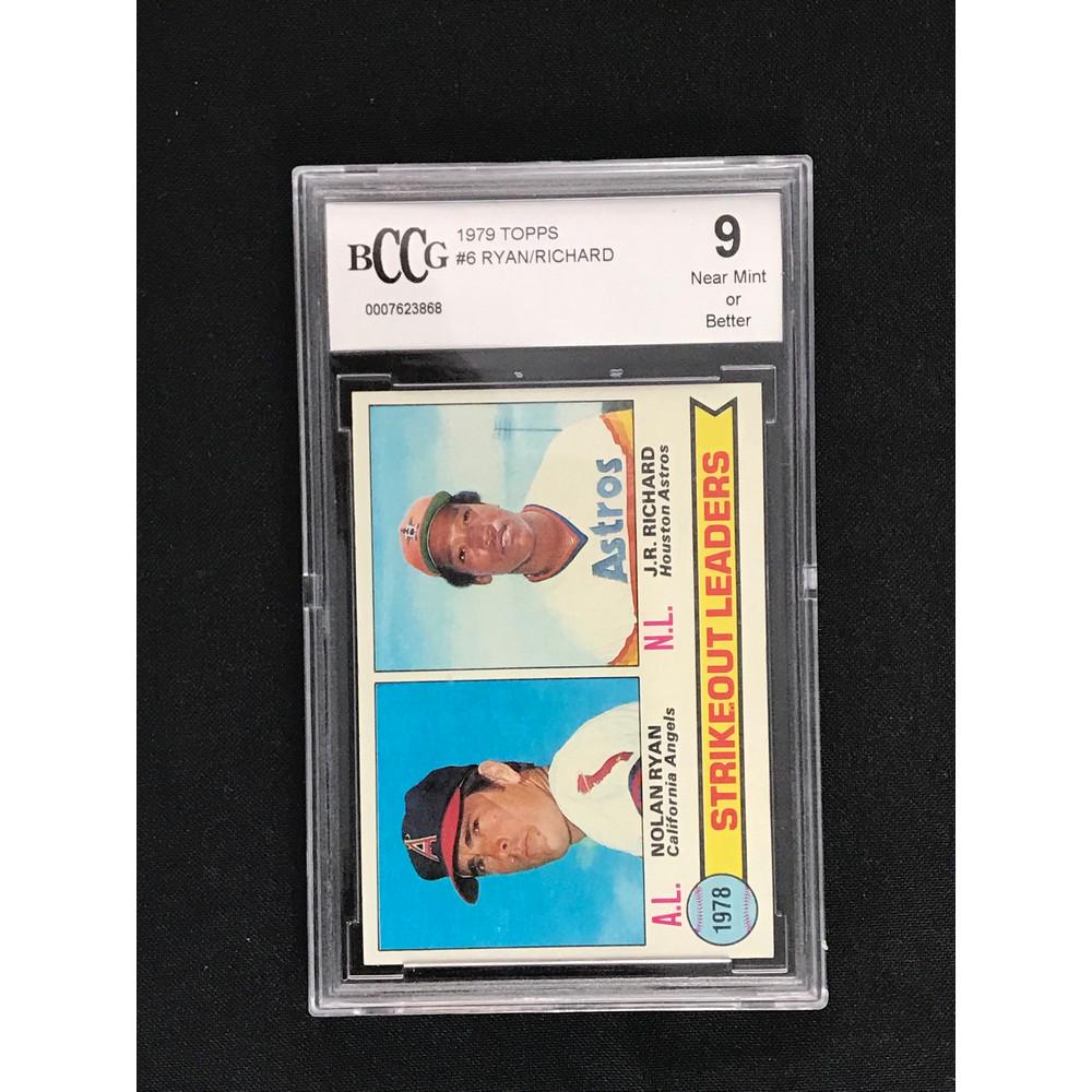 1979 Topps Nolan Ryan Leader Card Bccg 9 (1 of 2)