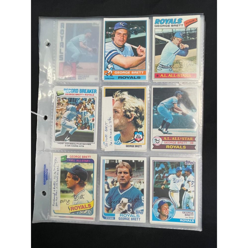 62 Vintage George Brett Cards (1 of 6)