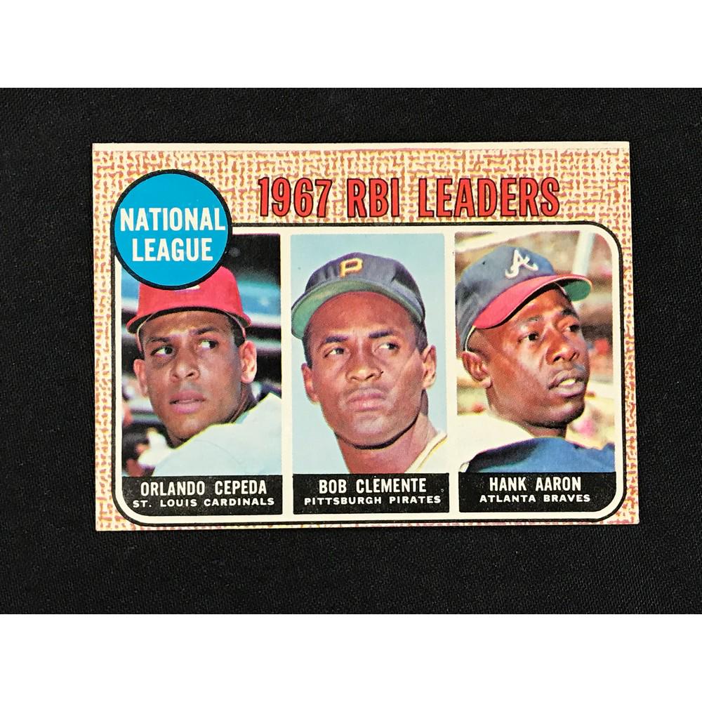 1968 Topps Roberto Clemente/aaron Leader (1 of 2)