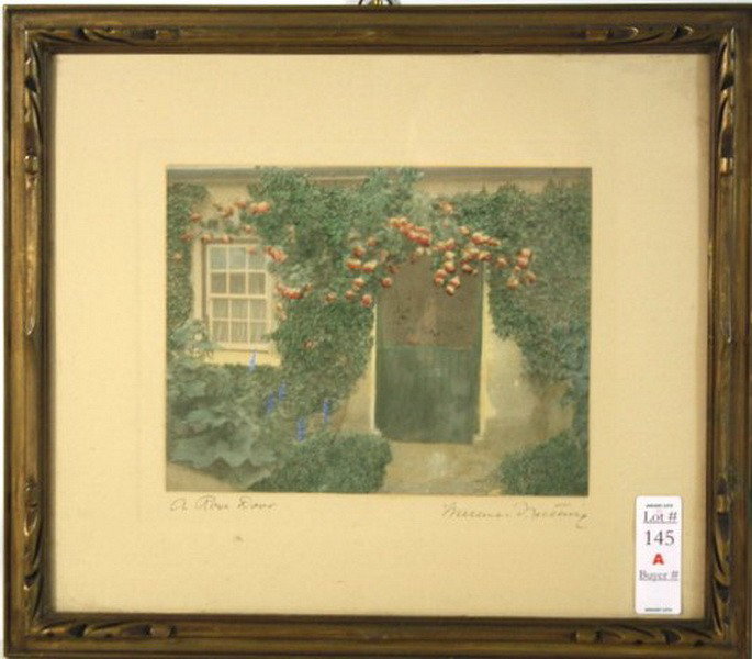 Wallace Nutting Photo "A Rose Door": Wallace Nutting Photo "A Rose Door"