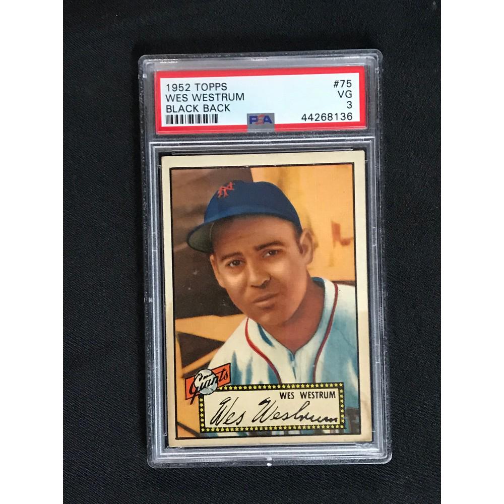 1952 Topps Wes Westrum Psa 3 (1 of 2)