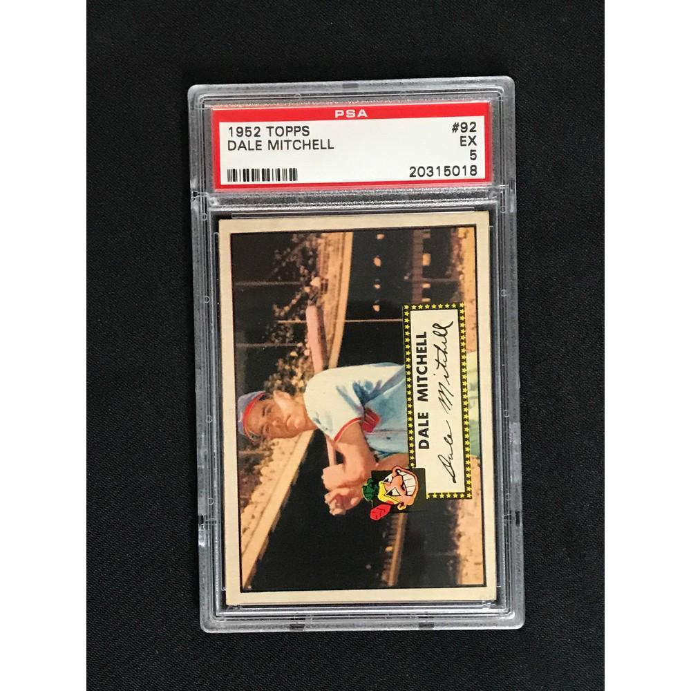 1952 Topps Dale Mitchell Psa 5 (1 of 2)