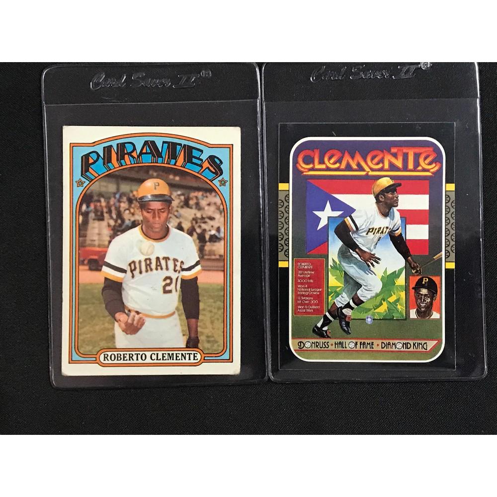 Two Vintage Roberto Clemente Cards (1 of 2)