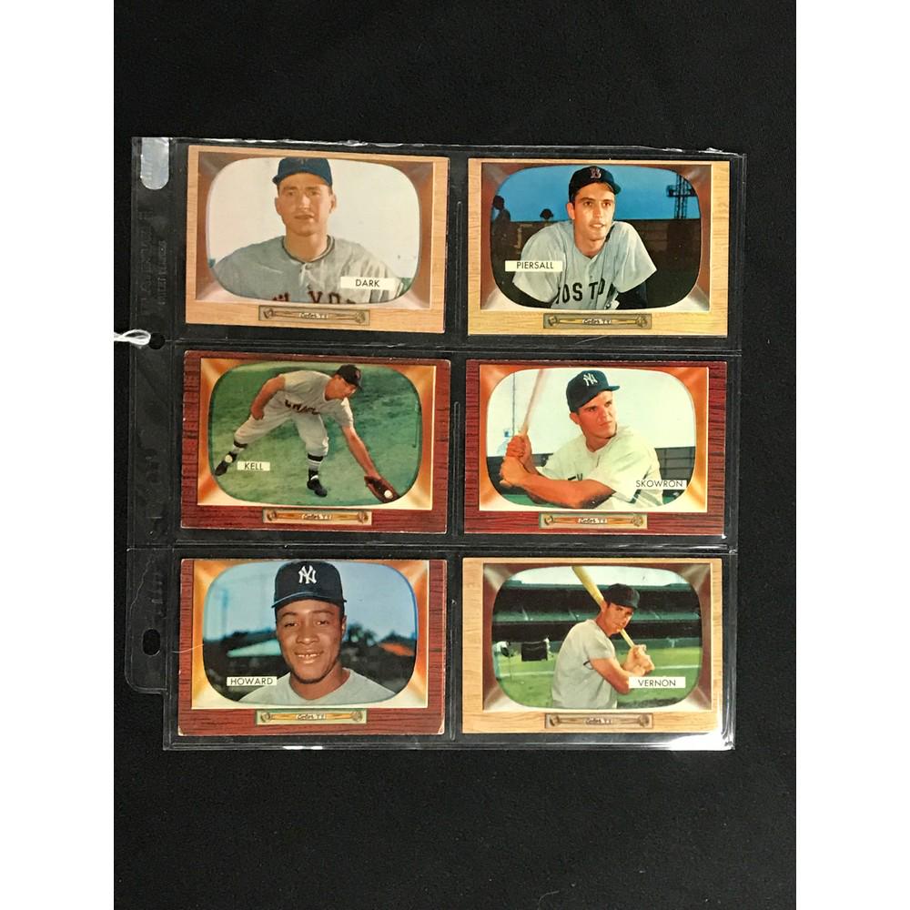6 1955 Bowman Baseball Stars With Howard Rc (1 of 2)