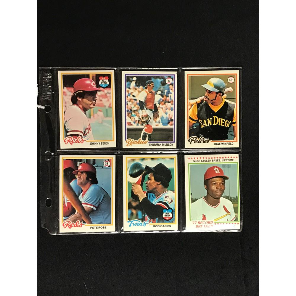 6 1978 Topps Baseball Stars/hof (1 of 2)