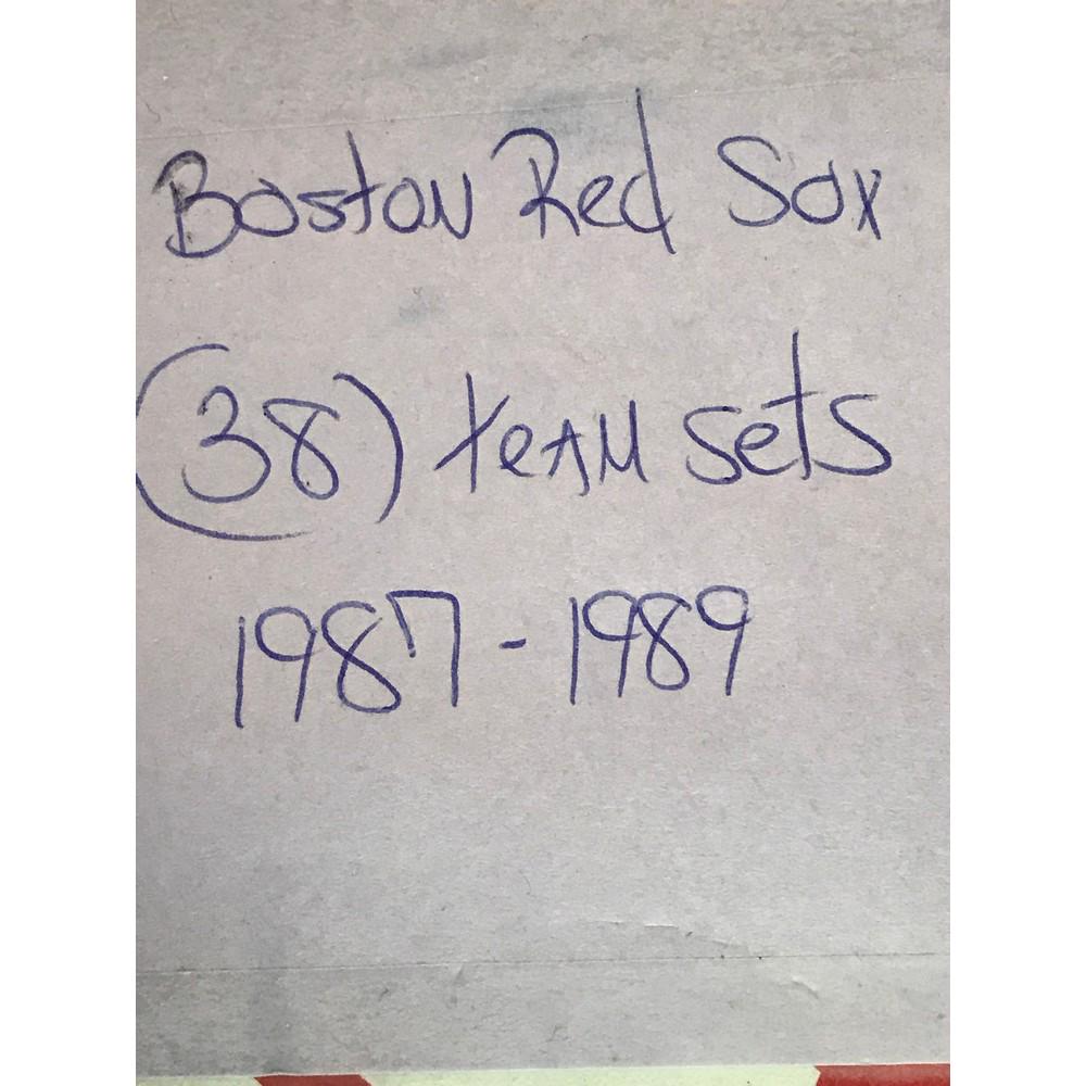 (38) Boston Red Sox Team Sets 1987 - 1989 (1 of 3)