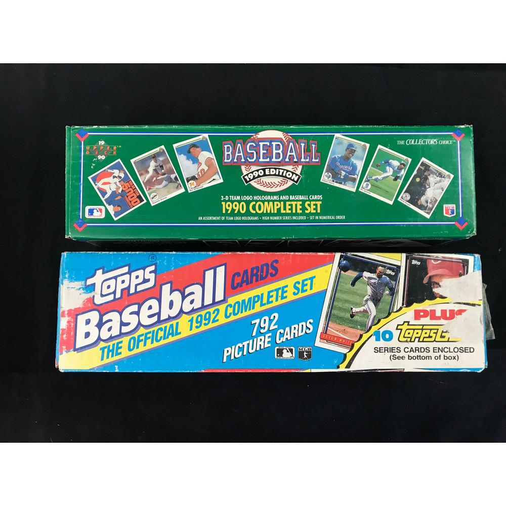 Two Baseball Complete Sets 1992 Topps/1990 Ud (1 of 2)