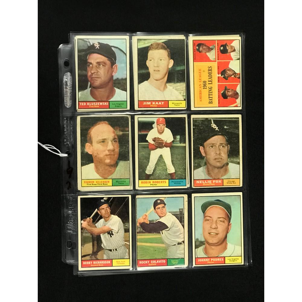 14 1961 Topps Baseball Stars/hof/leader Cards (1 of 4)