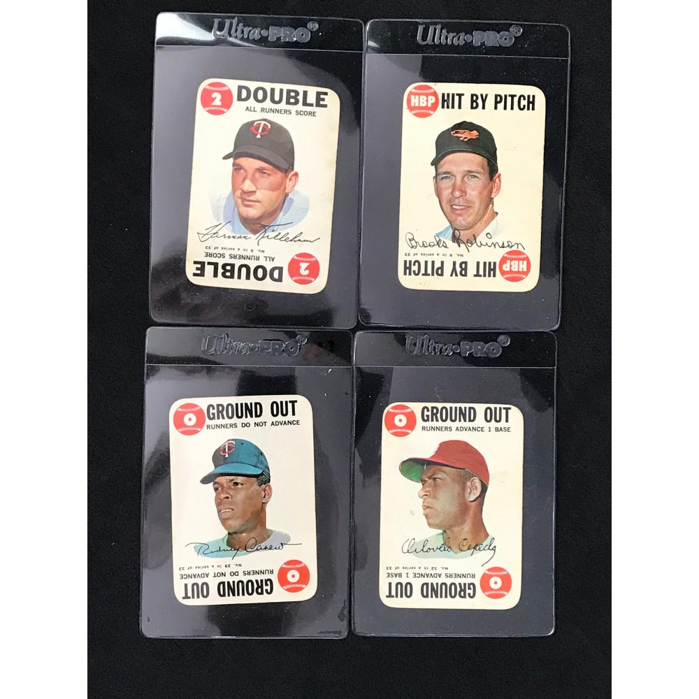 4 1968 Topps Game Baseball Hof (1 of 2)