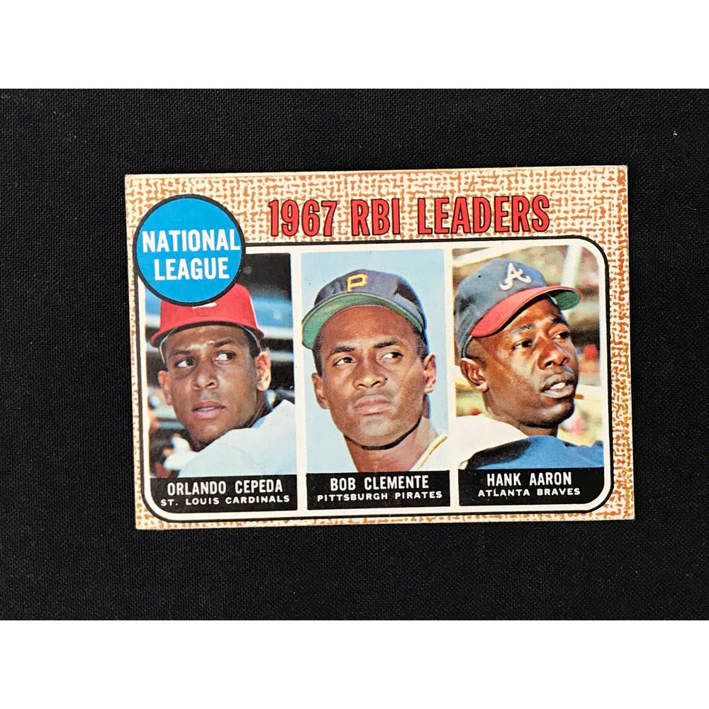 1968 Topps Leader Clemente/aaron (1 of 2)