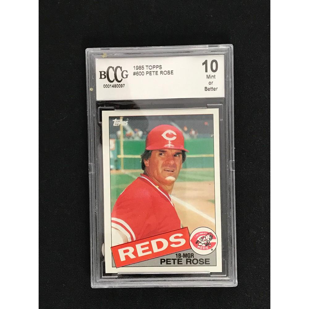 1985 Topps Pete Rose Bccg 10 (1 of 2)