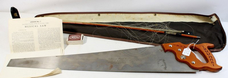 Musical saw with case: Musical saw with case