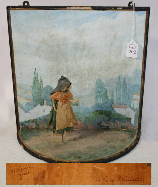 Folk art painting/Diorama: Folk art painting/Diorama