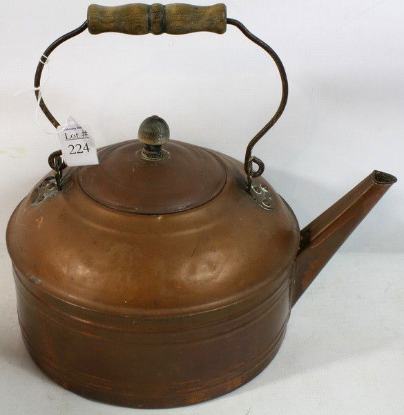 Revere copper tea kettle: Revere copper tea kettle