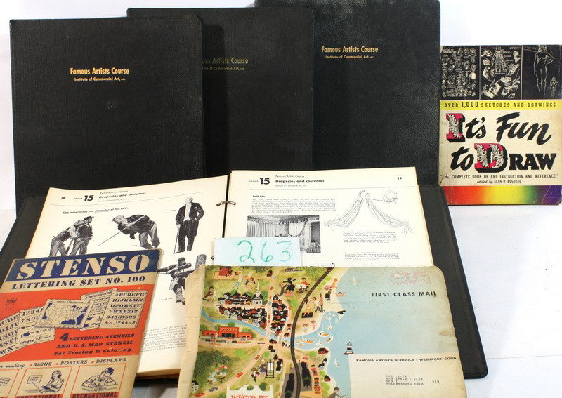 4 volume of Famous artist course by Patricia Ann W: 4 volume of Famous artist course by Patricia Ann Weber